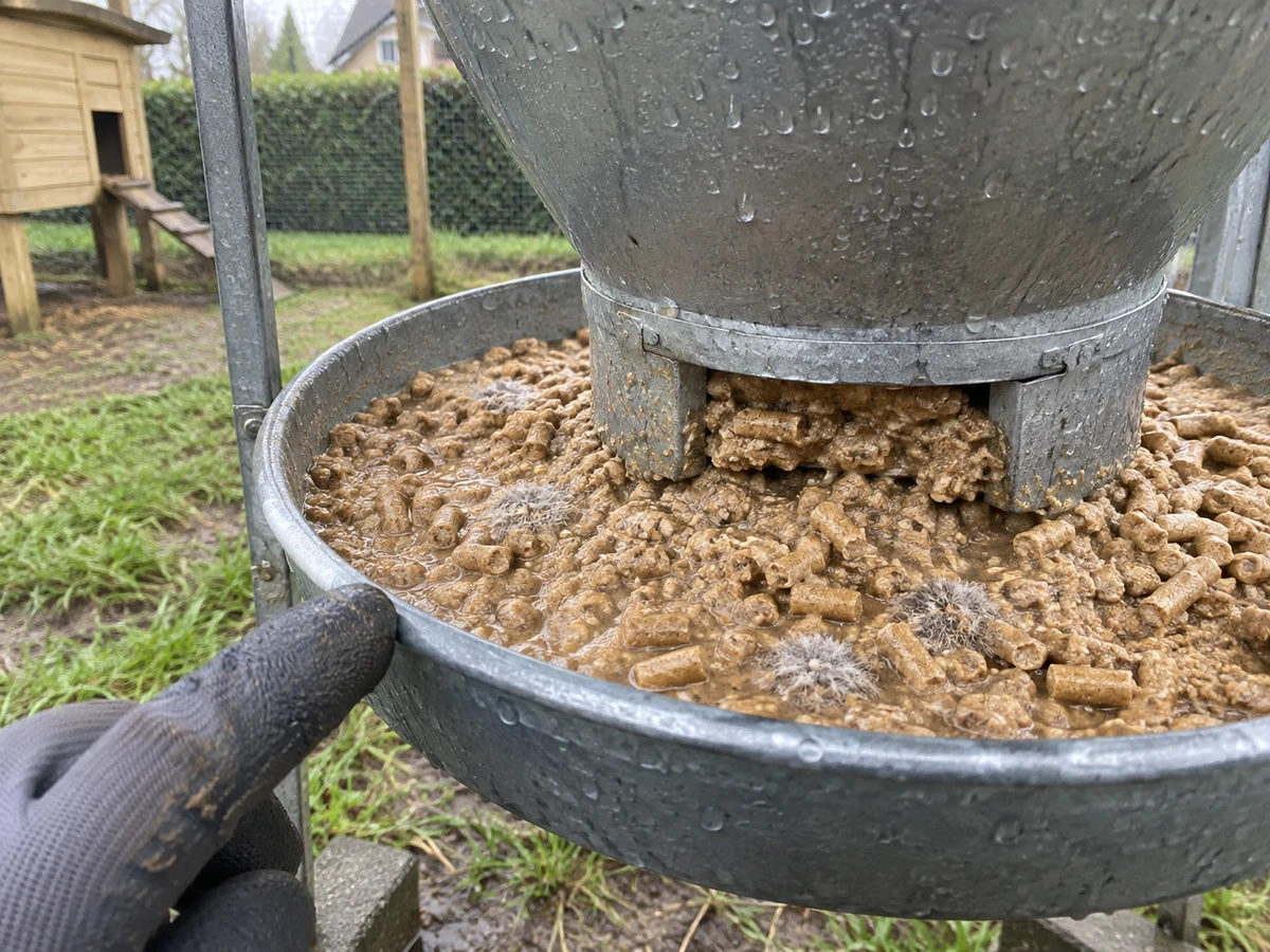 Aliment gonflé, collé, bec verseur bouché, odeur de moisi : photo d’identification